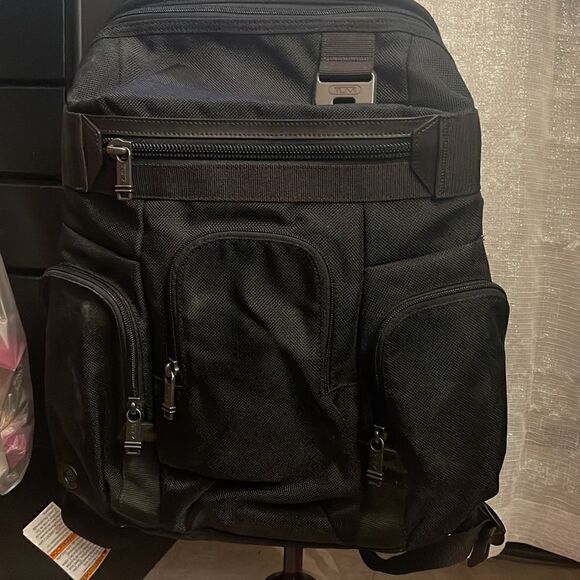 TUMI nickerson TRIPLE POCKET BOOK-BAG WITH EXPANSION black - Picture 2 of 11